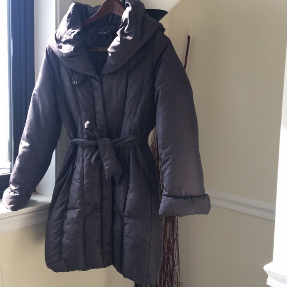 CoffeeShop nyc ruffle grey down puffer jacket - Picture 4 of 8